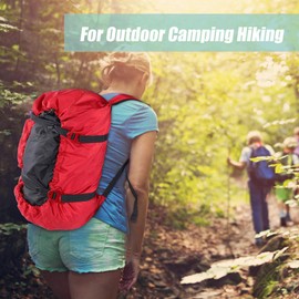 Dilwe Climbing Rope Bag, Folding Waterproof Rope Bag, Climbing Equipment, Carry Bag, Climbing Rope Bag, Sports Bag, Tool Bag, Sturdy Rope Bag, Backpack (Red)