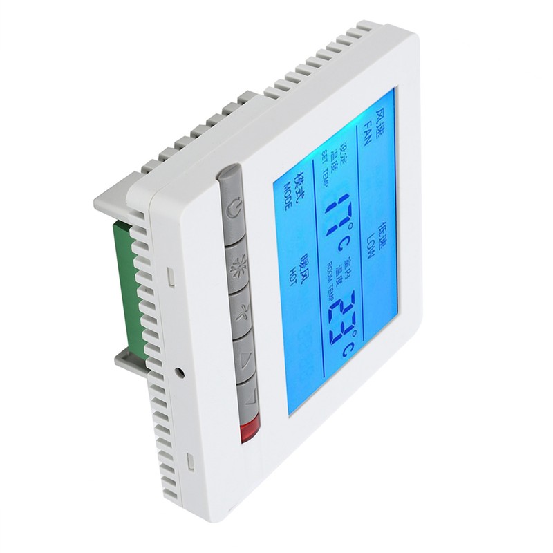 Digital Thermostat Intelligent Air Conditioner LCD Display Temperature Controller AC180‑260V
