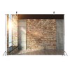 Loccor Fabric 6x4ft Modern Empty Room Backdrop Building Interior Rustic