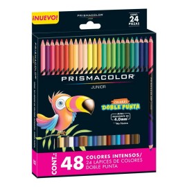 Lápices De Colores x24 Doble Punta Junior 48 collores Prismacolor