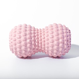 Bola de masaje de cacahuete,Bola de masaje de doble lacrosse,Pelota de masaje fitness,pelota de ejercicio, pelota de yoga,Adecuado para el masaje muscular de la cadera de la pierna de la columna vertebral