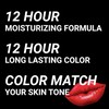 MOODmatcher Color Changing Lipstick, Long-Lasting, Moisturizing (Purple)