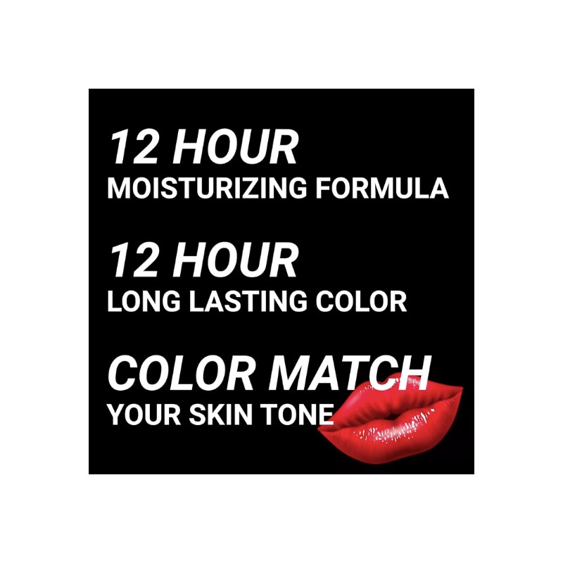 MOODmatcher Color Changing Lipstick, Long-Lasting, Moisturizing (Purple)