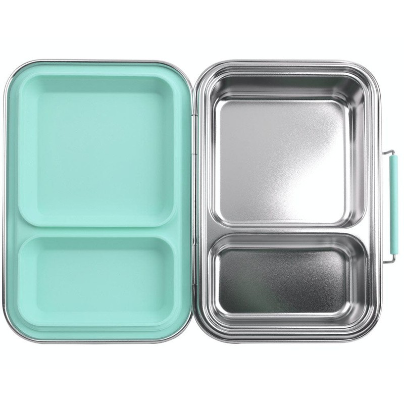 EcoCocoon Bento Lunch Boxes - 2 Compartment, Blueberry