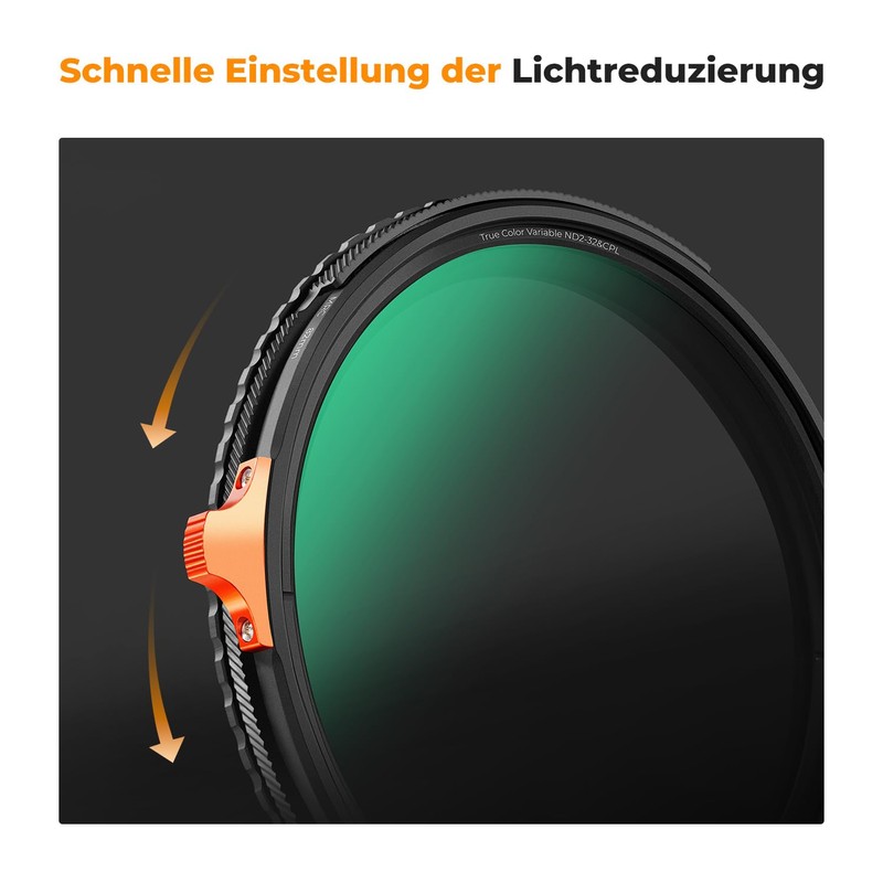 K&F Concept Nano-X True Colour ND Filter 55 mm Polarising