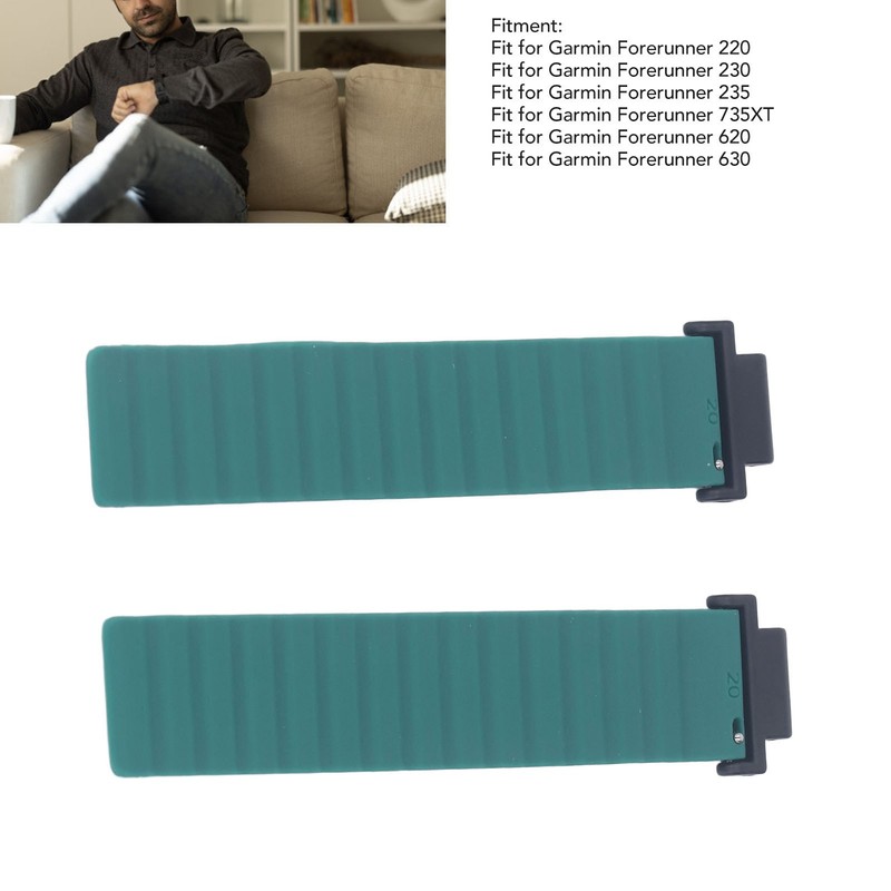 Magnetic Silicone Watch Strap Adjustable Silicone Bracelet Replacement Watchband for