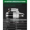SZKAIDAG BB5Z-11002-B Starter Motor Compatible with For:-Ford Edge Escape Explorer