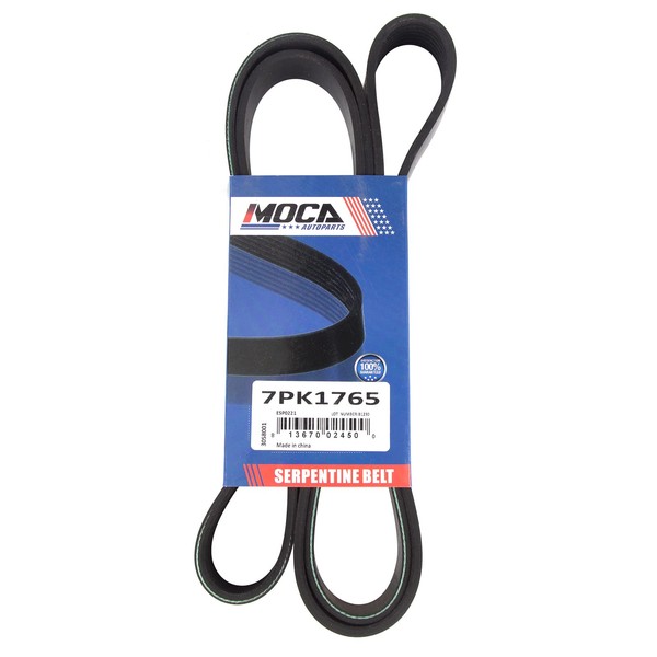 MOCA 7PK1765 EPDM Serpentine Belt for 11-13 Acura TSX 3.5L