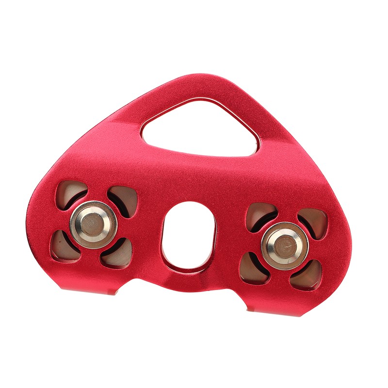 Mountaineering Climbing Double Axle Double Zip Line Trolley Steel Rope