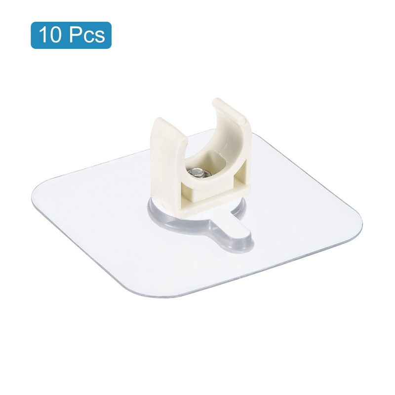 QUARKZMAN Pack of 10 PVC Water Pipe Clamp Brackets Fits