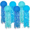 Hanging Jelly Fish Decoration, Blue Jellyfish Paper Lanterns - Jellyfish