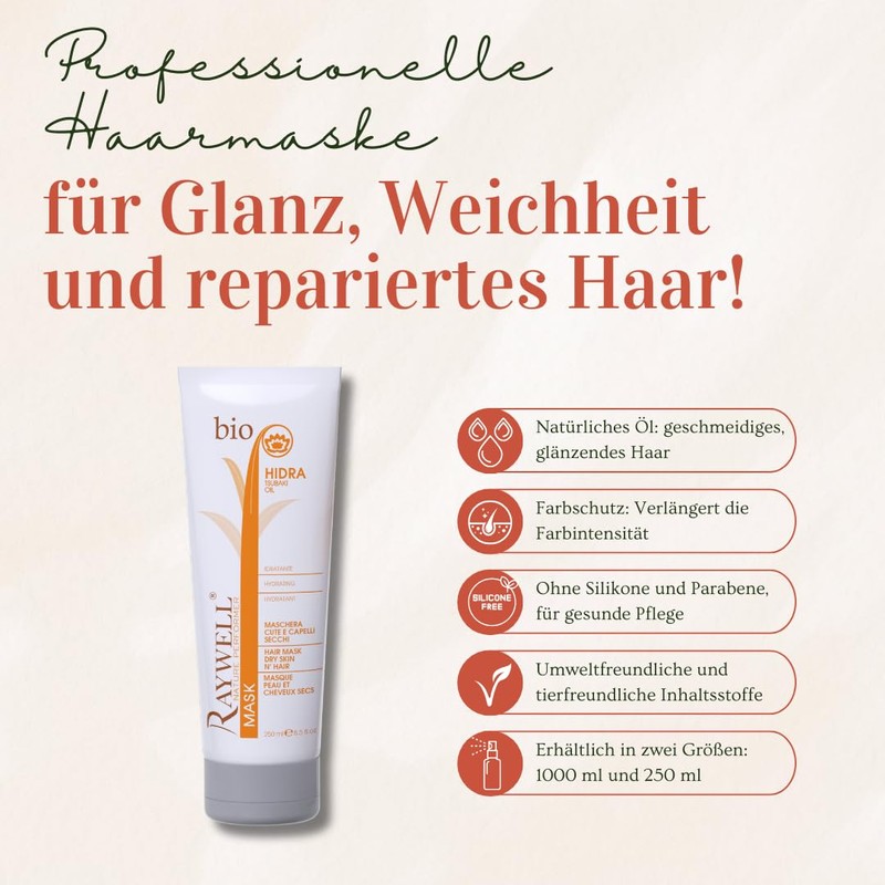 Raywell Hair Mask Dry Skin and Hair Bio Hidra Raywel