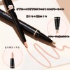 GECOMO [Popular] Double Core Eyeliner, Teardrop Bag Liner, Waterproof Pencil