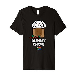 Bunny Chow South Africa Food Funny Cute Rabbit Premium T-Shirt