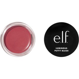 e.l.f. Luminous Putty Blush, Putty-to-Powder, Buildable Blush With A Subtle Shimmer Finish, Highly Pigmented & Creamy, Vegan & Cruelty-Free, St. Barts