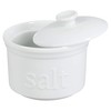 BIA Cordon Bleu Kitchen Accessories Porcelain Salt Boxes, 4", White