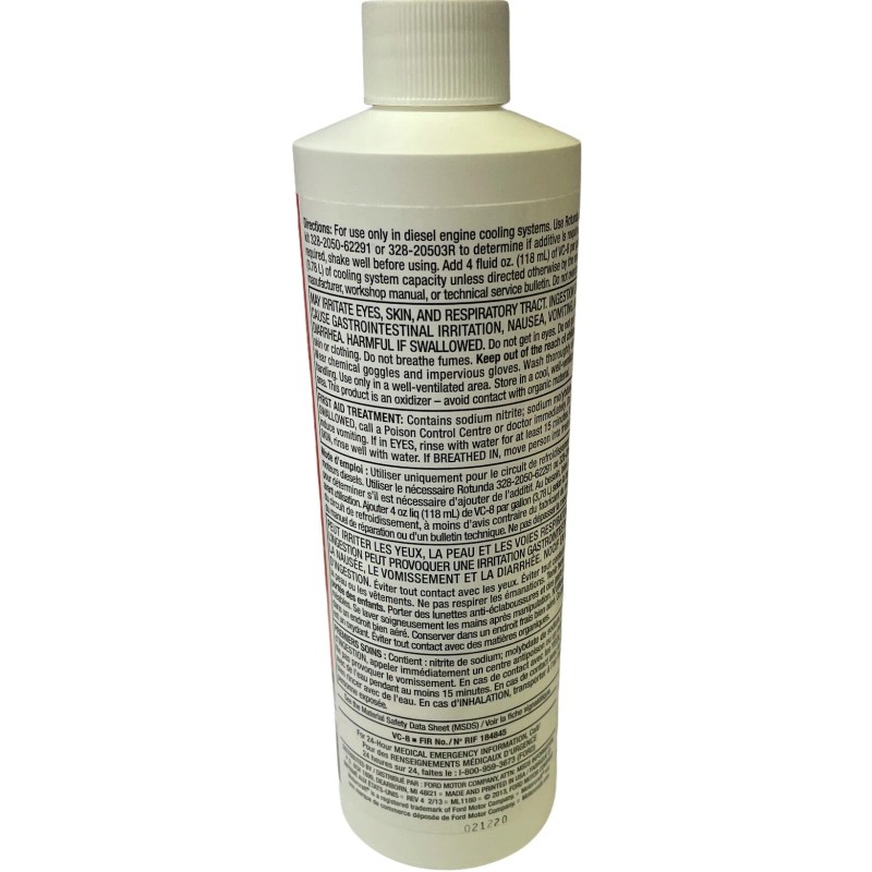 Motorcraft VC8 Diesel Engine Cooling System Additive for Ford OEM