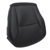 AOUTTUOA Front Driver Bottom Perforated Leather Black Seat Cover Compatible
