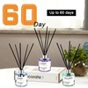 POWSHELF Reed Diffuser Set of 3 Pack,50ML Lavender Jasmine Gardenia