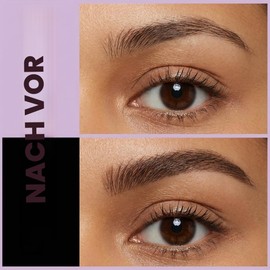 2CHILL Eyebrow Pencil, Waterproof Microblading Eyebrow Pen with 2 Tips, Eyebrow Pencil with 2-Prong Fork Tips & Precise Brush Tip for Natural Make-Up (Dark Brown)