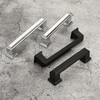 Alzassbg 10 Pack Polished Chrome Cabinet Pulls, 3 Inch(76mm) Hole