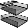 Metal Letter Tray Set, Stackable Wire Mesh Desk Organizer –