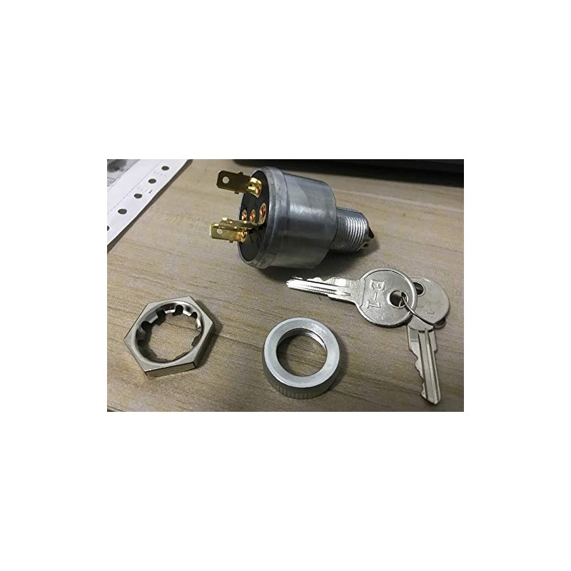 Dr.Acces Ignition Switch with 2 Keys, Four Spade Terminal Key