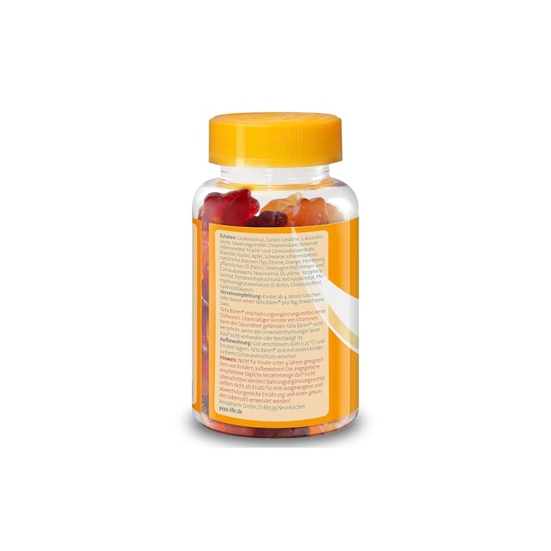 Yayabär Children's Vitamins Fruit Gummies