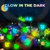 Babelshar 100pcs Luminous Mini Resin Ducks, Tiny Resin Duck Glow