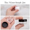 3 Gram Sample Pots, 5 Pcs Plastic Travel Pots for