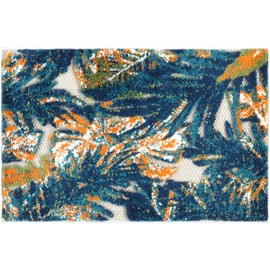 Rugshop Tropical Floral Leaves Indoor/Outdoor 2' X 3' Multi