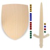 Herr Bo & Co Knight's shield (without handle or loop)