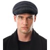Wantonfy Men's Beret Cap Flat Cap Barret Flat Cap Newsboy