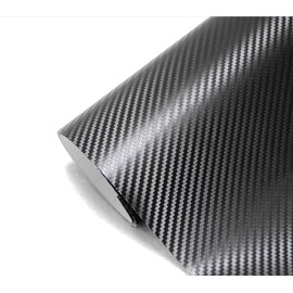 IlMondoMall Amazing 3D 3D Carbon Sheet Carbon Sticker Universal (78.7 x 13.8 inches (200 x 35 cm)