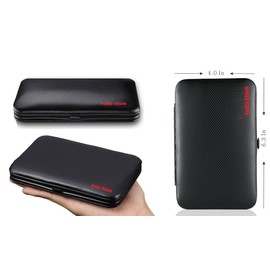 Manicure Set Nail Set Nail Clipper Kit Professional - Stainless Steel Pedicure Set Nail Grooming Kit of 15pcs with Case for Travel (Black/Red)