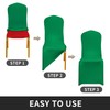 Peomeise Stretch Spandex Chair Cover for Wedding Party Dining Banquet