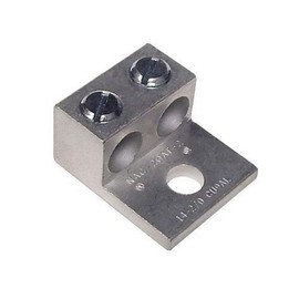Morris 90814 Lug Mechanical Connector Type 2 Conductors Aluminum One Hole Mount Holes 2/0-Number-14 AWG Wire Range, 1-Pack