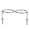 316 Stainless Steel Double Ring Cup Holder with Mounting Nut