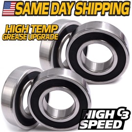 HD Switch (4 Pack) Spindle Rebuild Bearing fits Spartan 437-0026-00 w/C3 & Grease Upgrade