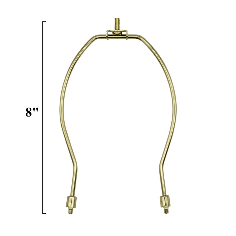 Creative Hobbies 8-Inch Lamp Harp Kit - Gold Finish |
