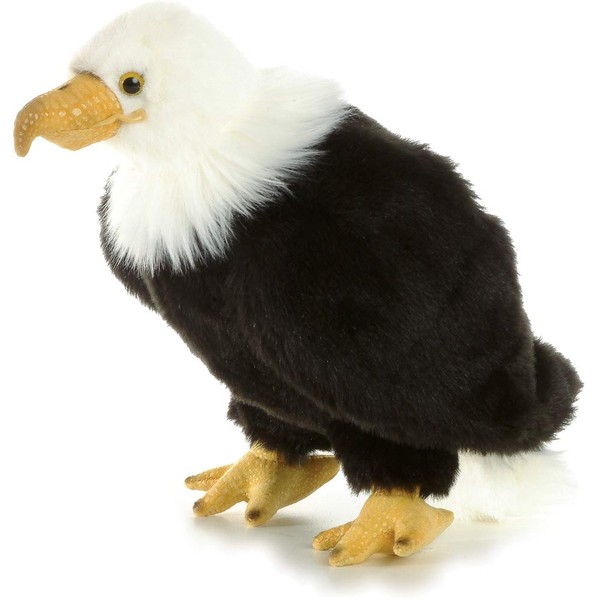 Aurora® Playful Wild Life Regal Eagle Stuffed Animal - Comforting Companion - Imaginative Play - Black 10.5 Inches
