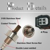 TINJO Oxygen Sensor Upstream & Downstream O2 Sensor Fit for