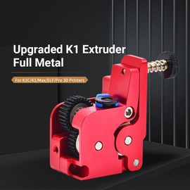 Upgraded K1 Extruder Full Metal 1.75mm Filament No Motor Extrusion Kit POM Dual Gear Drive for K1/K1C/K1Max 3D Printer