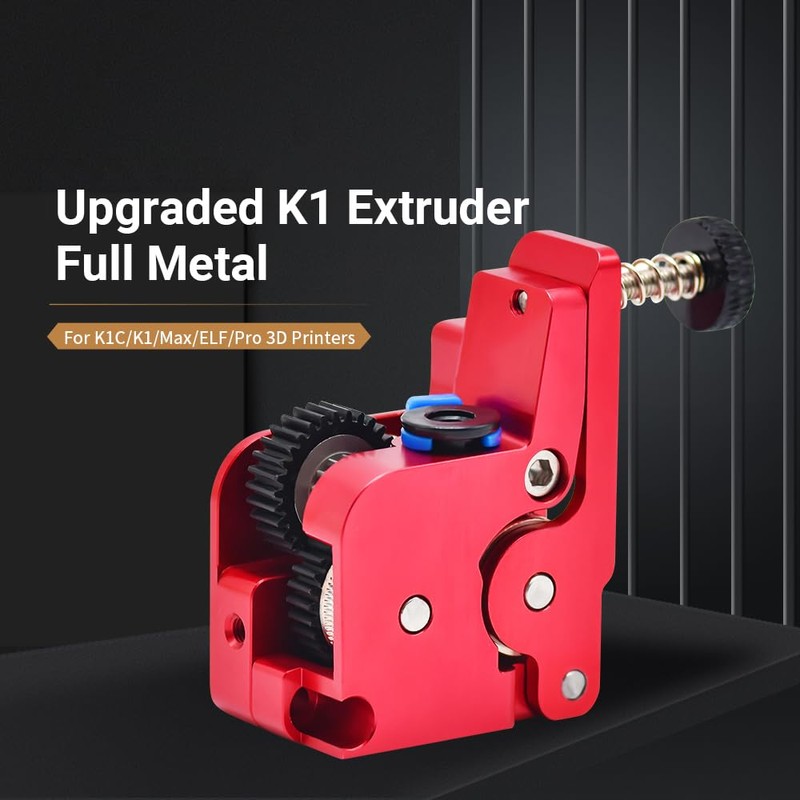 Upgraded K1 Extruder Full Metal 1.75mm Filament No Motor Extrusion