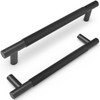 damerin 10 Pack 160 mm Matte Black Kitchen Cabinet Handles