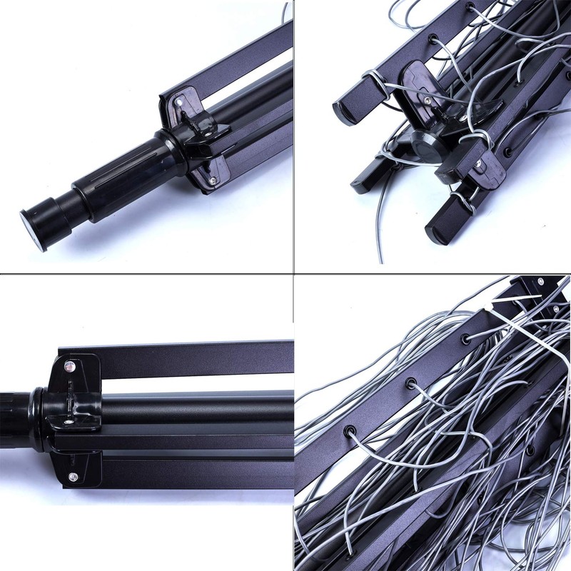 MYOYAY Rotary Outdoor Umbrella Drying Rack Umbrella Rotary Dryer Clothes