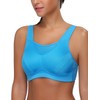 WingsLove - Brasier Deportivo para Mujer, Cobertura Completa, de Alto