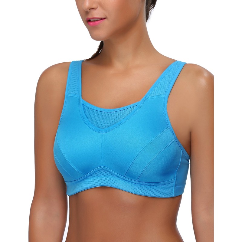 WingsLove - Brasier Deportivo para Mujer, Cobertura Completa, de Alto