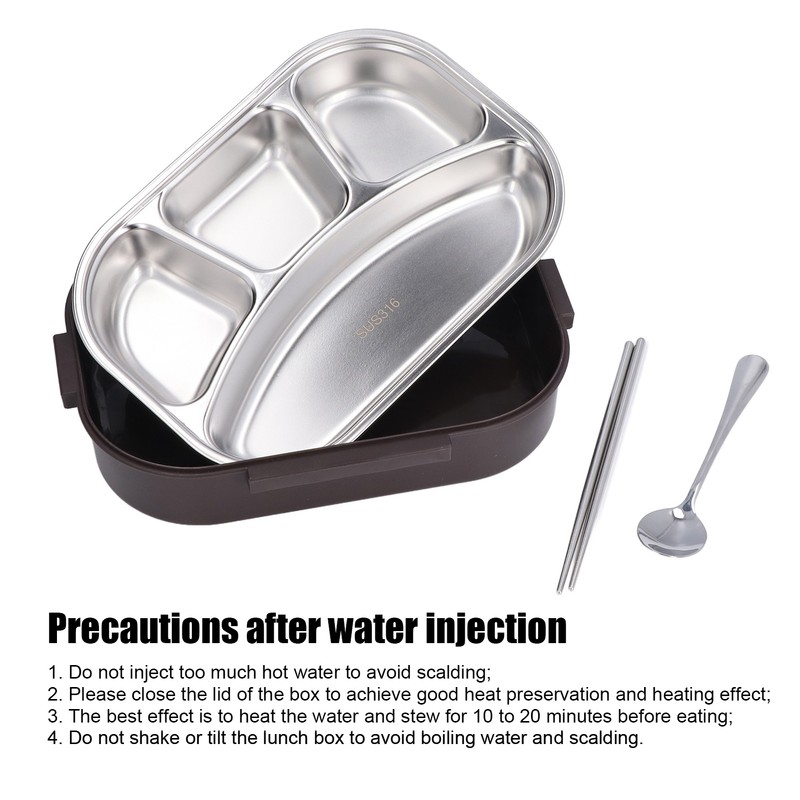 Stainless Steel Lunch Box Office Worker Student Child Separate Insulated
