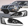 PM PERFORMOTOR [Pair] 3D Light Bar Headlights Assembly Compatible with